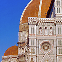 in mostra il modello in grandi dimensioni dei monumenti del Duomo di Firenze fatto con i ...