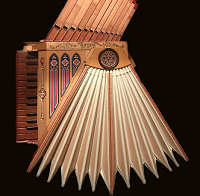 in mostra la ricostruzione della Fisarmonica di Leonardo