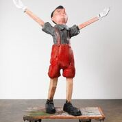 mostra interamente dedicata a Pinocchio, la marionetta di legno, creatura di Collodi